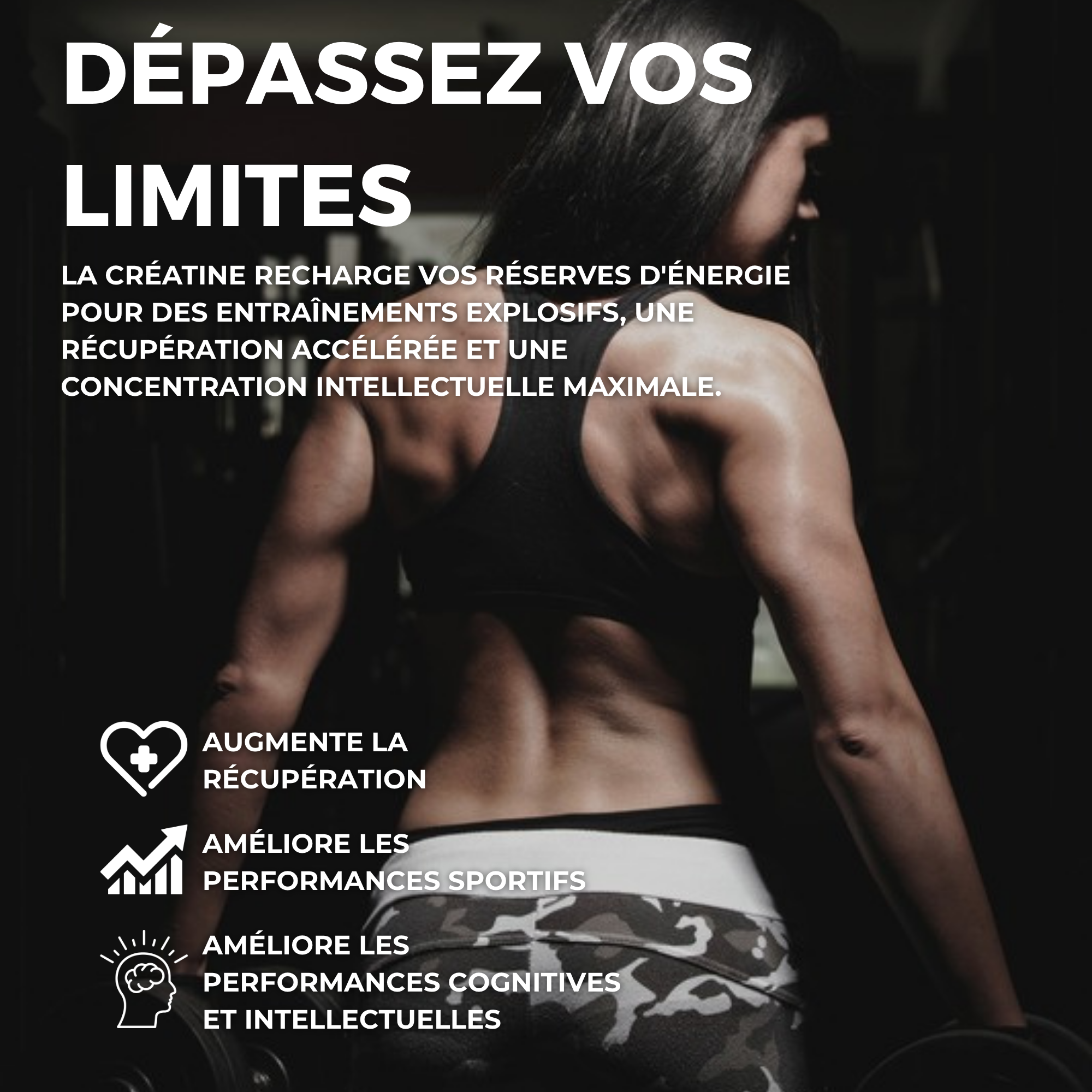 Créatine Ultra Pure Gélules Boosties
