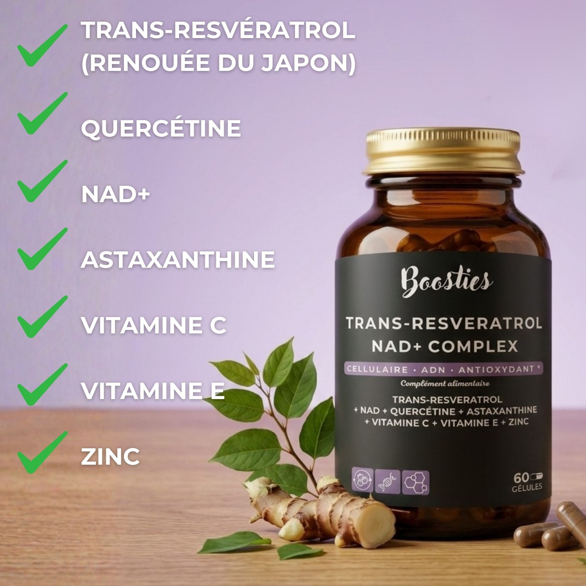 Trans-Resveratrol NAD+ Complex